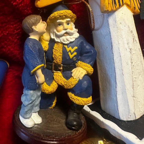 WVU West Virginia Mountaineers Christmas Ornament Bundle, Excellent condition. - Picture 8 of 10